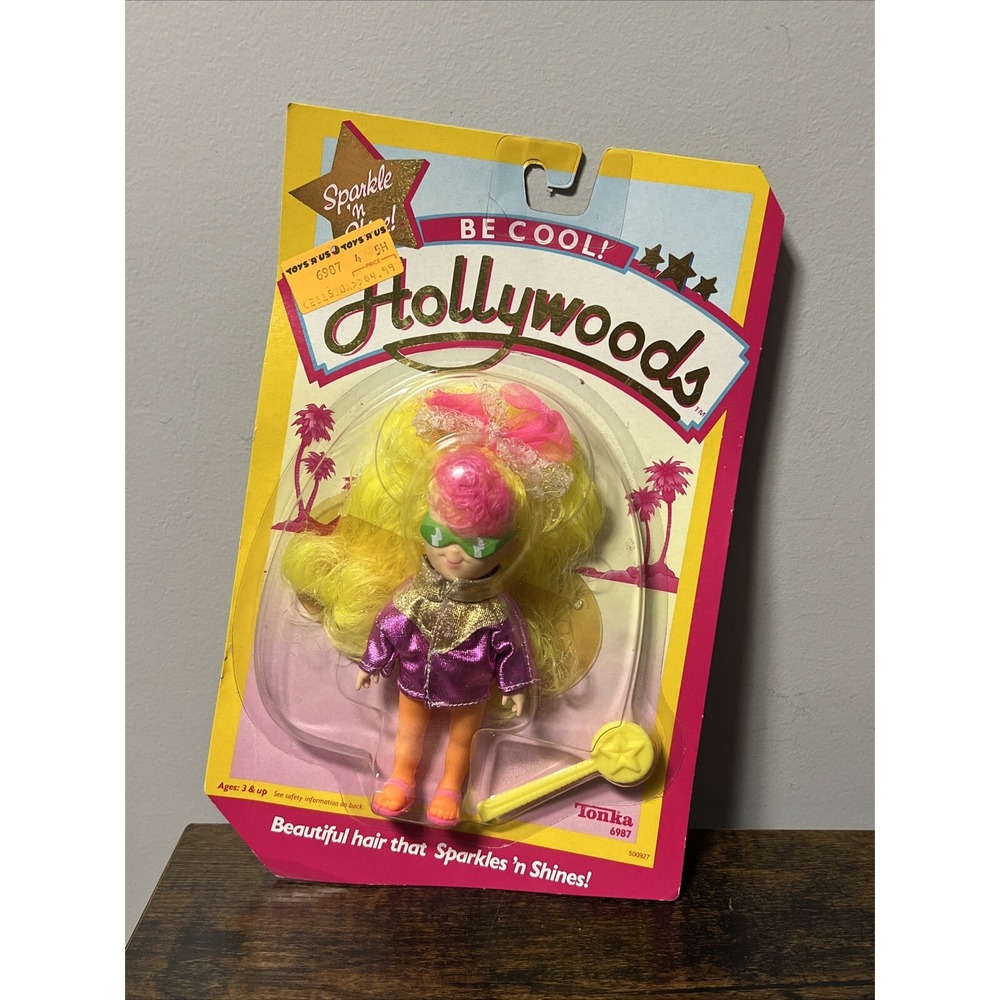 VTG 1988‎ Tonka BE COOL Hollywoods Sparkle 'n Shine Doll #6987 JILL, New Sealed
